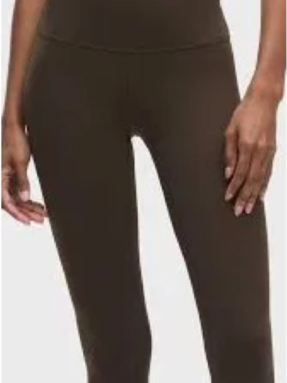 Lululemon Align High Rise Crop 23” NWT  Brown. Walnut Crunch